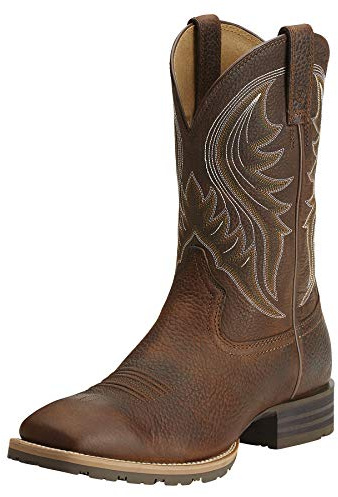 Ariat Hybrid Rancher Westernstiefel für Herren, Braun geölt Rowdy, 39.5 EU
