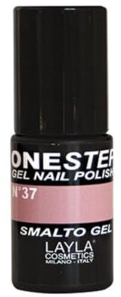 LAYLA ONE STEP Smalto Semipermanente in Gel 3-in-1 Veloce e Facile Applicazione Durata 3 Settimane Alta Pigmentazione Senza Strato di Dispersione 5ML Layla Cosmetics N.37 CONFETTI (Viola)