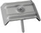 50 Stück Kalotten 35/207 farbig mit Fassadenbauschrauben für Wellplatten Lichtplatten Weißaluminium RAL 9006