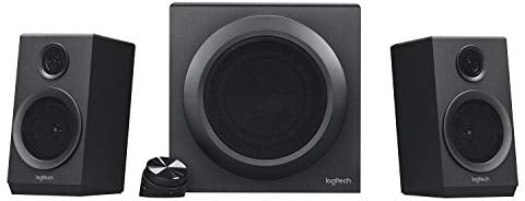 Logitech Z333 2.1 Altoparlanti PC Multimediali con Subwoofer, Suono Vivido, 80 Watt, Bassi Potenti, Audio e RCA 3,5 mm, Presa EU/IT, PC/PS4/Xbox/TV/Smartphone/Tablet/Lettore Musicale
