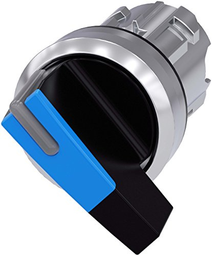 Siemens SIRIUS ATC Selector Rund Metall/A glänzend blau Hebel lange o-i 90o