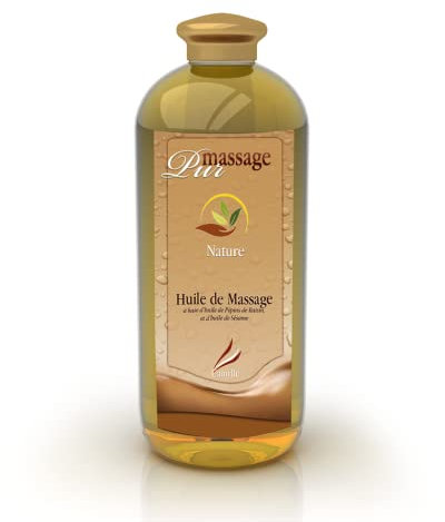 Camylle - Pur Massage Nature - Huile de Massage Spa Précieuse - Nature - 1000ml