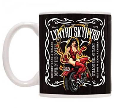 HAPPYFANS Devil In A Bottle Retro Logo Tasse Becher 1 Stück Zuhause Heißgetränke Wiederverwendbar Standardverpackung Brushed Metal Standard general_use_cup Motorrad