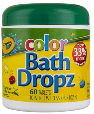 Crayola Bath Dropz 3.59 oz 60 Count (Pack of 2)
