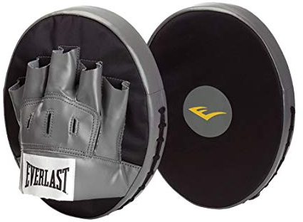 Everlast Unisex Erwachsene Boxpratzen Punch Mitts Protective Gear Mitts, Grau/Schwarz, Einheitsgröße