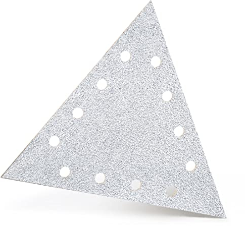 MENZER White Klett-Schleifscheiben, 290 x 250 mm, 12-Loch, f. Trockenbauschleifer, Normalkorund (25 Stk.) K320