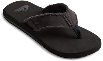 Quiksilver Monkey Abyss M Sndl Xkkc, Sandales Bout Ouvert Homme, Noir (Black/black/brown), 46 EU