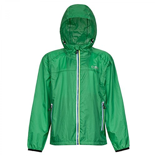 CMP - Kid Jacket Rain Fix Hood, Mint, 110