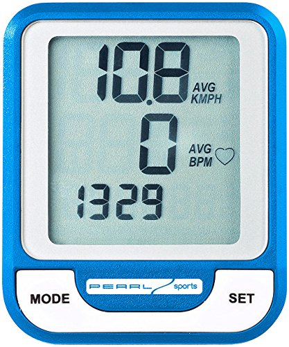 PEARL Sports Fahrradcomputer: Fahrrad-Computer BC-100.wd, kabelgebunden (Fahrad Tacho, Fahrradtachos, Zähler)