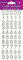 Oaktree Crafts Elegance - 50 stickers with Numbers, Silver Color