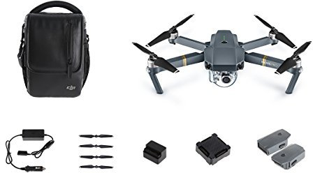 DJI 2Z50228 Mavic Pro Drone Combo Kit - Grey
