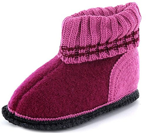 Beck Unisex Kinder Ãâ tzi Hausschuhe, Rot, 35 EU