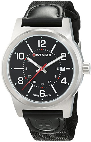 Wenger HerrenArmbanduhr Analog Quarz Nylon 01.0441.165