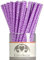 EinsSein 25x Paja de Papel boda Ondas L 19,5cm lila pajitas fiesta rosas desechables pajita de oro comestible rayas plastico aluminio cañitas biodegradables platos comestibles boda bodas colores palel