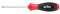 Wiha Schraubendreher SoftFinish® TORX® mit Rundklinge (01287) T7 x 60 mm ergonomischer Griff für kraftvolles Drehen, Allrounder für Industrie und Handwerk