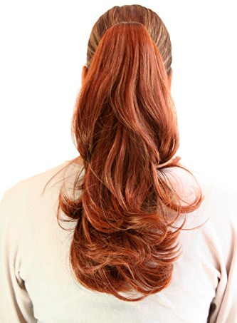 Haarteil/Pferdeschwanz, rot T400-33A/130