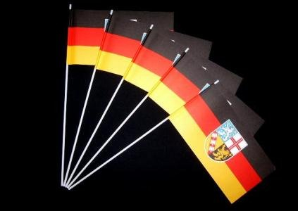 Everflag Papierfähnchen: Saarland 50er Packung