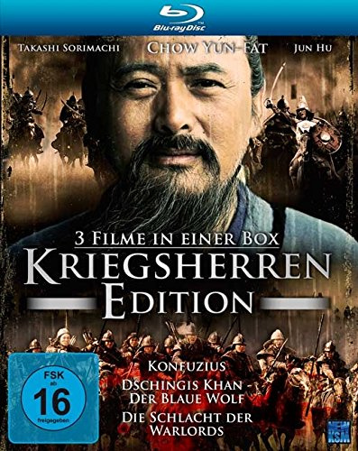 Kriegsherren Edition (Konfuzius, Dschingis Khan, Die Schlacht der Warlords) [3 Blu-rays]