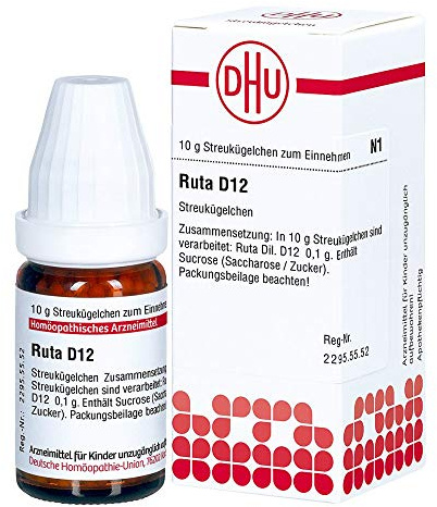 DHU Ruta D12 Streukügelchen, 10 g Globuli