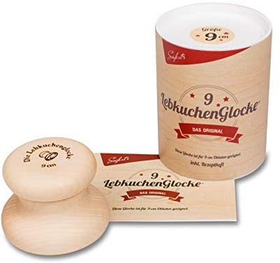 Lebkuchenglocke | Das Original | Lebkuchenform 9 cm | zum backen von Nürnberger Lebkuchen | Backform für Hobbybäcker und Konditoren