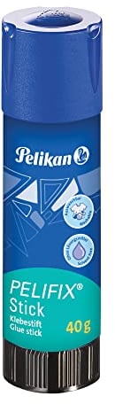 Pelikan Pelifix, Colla Stick Maxi 40 g, Confezione da 12 Pezzi, Colla Trasparente, Senza Solventi, Lavabile, Sicura per i Bambini, per la Scuola, Lavoretti, Carta Cartoncino e Fotografie