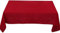 Deconovo Tischdecke Wasserabweisend Tischdecken Lotuseffekt Tischtücher Tischdeko, 150x150 cm, Rot, 1 Stück