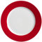 Ritzenhoff & Breker Doppio Dessertteller, 1 Stück, Kuchenteller, Frühstücksteller, Porzellan, Rot, Ø 20 cm, 515589