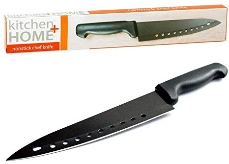 Kitchen + Home Non Stick Sushi Knife - The Original 8 inch Stainless Steel Non Stick Multipurpose Chef Knife