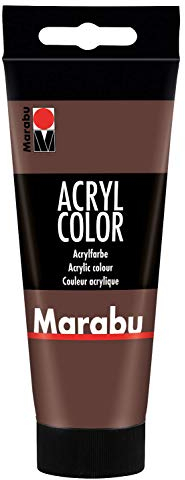 Marabu 0012010050040 Acryl Color, Marrón, 100 ml