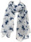 Pferd Animal Print Schal, Damenmode Wrap/Schal (Horse Print Scarf) (weiß (White))