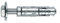 Index azamt12 – Ancrage zamak Vis M12 x 100 20