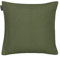 LINUM Pepper Premium Kissenhülle 50x50 cm, 100% Baumwolle, Maschinenwaschbar, Dunkel Olivgrün