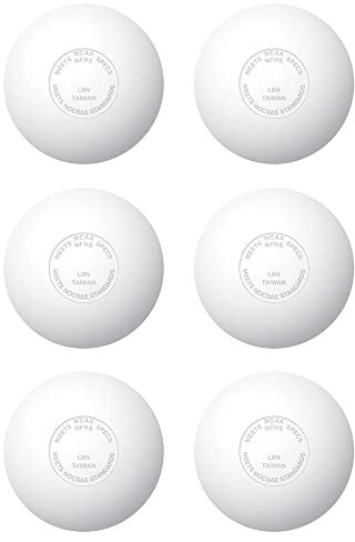 Champro Lacrosse Kugeln, 6 PK, weiß, nocase Lacrosse Kugeln, 6 PK, nocase