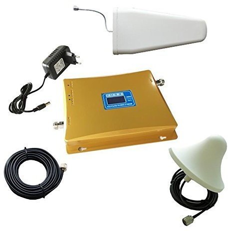 EMEBAY 2 Banda Doble Repetidor de Señal 900/2100MHz Paar gsm 2G 3G gsm 900 MHz + 3 G WCDMA 2100 MHz Amplificador de Señal Móvil Repetidor del Teléfono Móvil Antes de Comprar