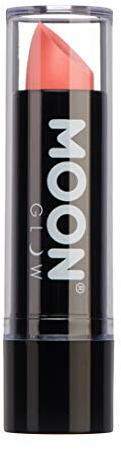 Moon Glow Neon UV-Lippenstift, leuchtender neonfarbener Lippenstift, leuchtet unter UV-Strahlung (Pastellkoralle)