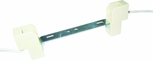 Electraline 70183 Douille Halogène A Etrier R7S 119Mm, Blanc, 1 Unité (Lot de 1)