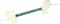 Electraline 70183 Douille Halogène A Etrier R7S 119Mm, Blanc, 1 Unité (Lot de 1)