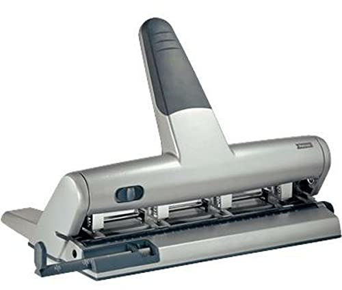 Petrus Taladrador petrus 514 metalico color plata 4 punzones moviles capacidad 30 hojas
