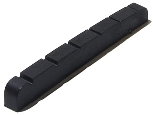 Black Graphite guitar top nut six string 42mm x 3.5mm