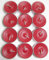 Partylite 12 Teelichter ohne Duft - rot
