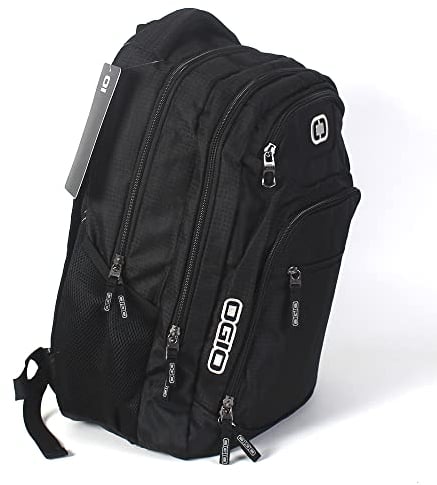 OGIO Unisex-Erwachsene 411069.03 (481-00970) Excelsior Commuter Rucksack, Schwarz/Silber, 19.5 h x 13.5 w x 9 d