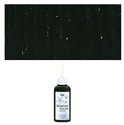 Glas-Design Windowcolor-Konturenfarbe 80ml Schwarz [Spielzeug]