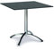 BEST Firenze 80x80 cm eckig, Silber/Ardesia Klapptisch, Aluminium, 80 x 80 x 73 cm