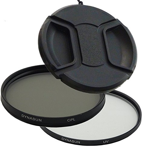 Filtro Ultra Violetto DynaSun UV 58 mm + Polarizzatore Circolare CPL C-PL 58mm +Tappo a Molla Rapido