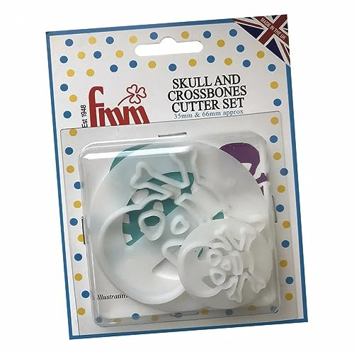 FMM Skull and Crossbones Pirate Icing Cutter