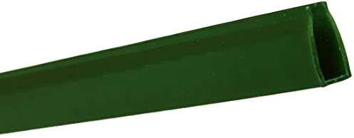 bambus-discount.com Abschlusskante U-Profil Abschlussleiste 150cm grün für PVC Sichtschutzmatten Kunststoffmatten