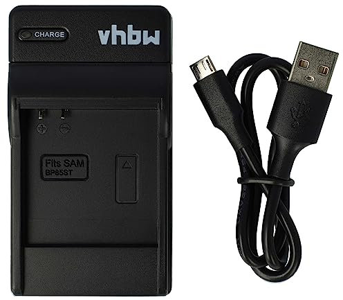 vhbw Chargeur USB de Batterie Compatible avec Samsung IA-BP85ST, BP-85ST Batterie Appareil Photo Digital, DSLR, Action cam