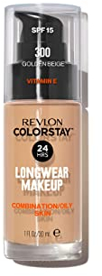 Revlon ColorStay Makeup for Combi/Oily Skin Golden Beige 300, 1er Pack (1 x 30 g)