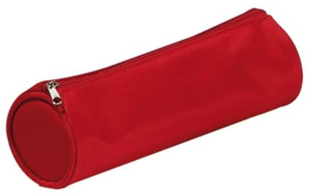 Pagna Schlampermäppchen Basic Colours strapazierfähiges Nylon, 220x70 mm, Keder Farbe: rot