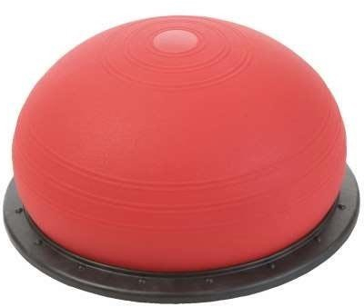 Togu Jumper - roter 2/3 Ball mit Trampolineffekt (Maße: 52 x 24 cm/Belastbarkeit: bis ca. 200 kg)